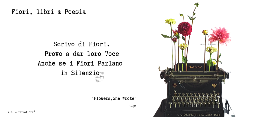 fiori e poesia, scrivere di fiori, flower blog, retroflorablog, retroflora, fiori e vintage, floral design, vintage flowers